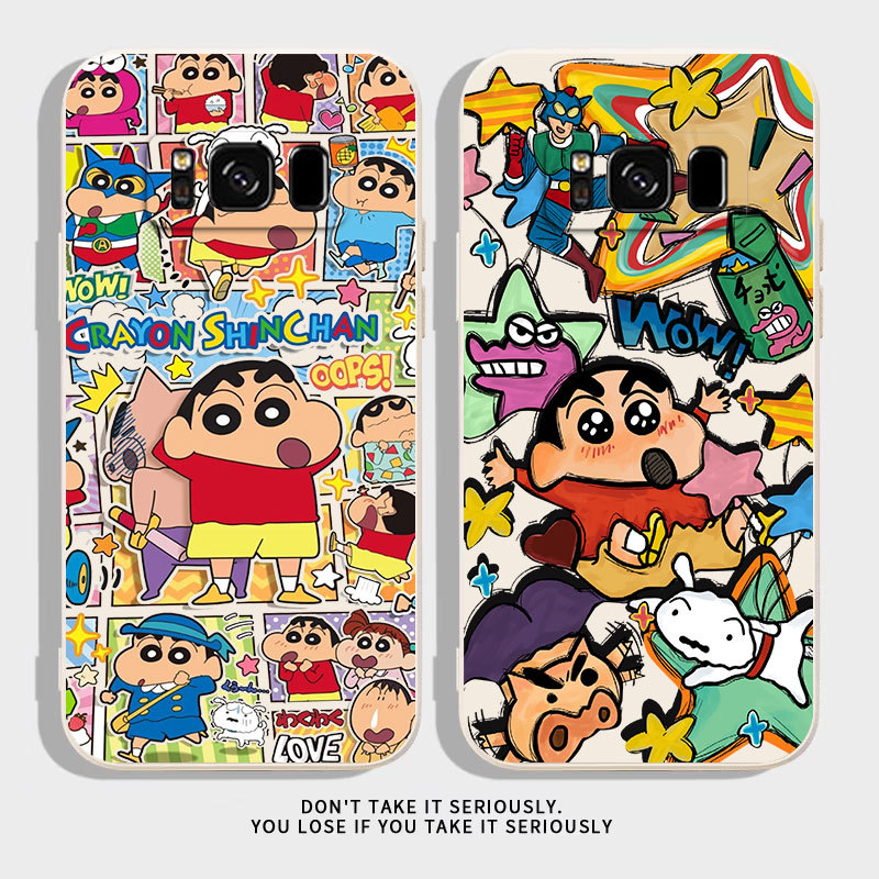 Cartoon Shin-Chan Phone Case for Samsung S8, New Samsung S8+ Sm-G950U Full-Cover Anti-Drop Protective Case, Galaxy Cute Cartoon Quirky Niche Design for Men and Women, ins Style Exclusive Case Cartoon Shin-Chan Phone Case for Samsung S8, New Samsung S8+ Sm-G950U Full-Cover Anti-Drop Protective Case, Galaxy Cute Cartoon Quirky Niche Design for Men and Women, ins Style Exclusive Case