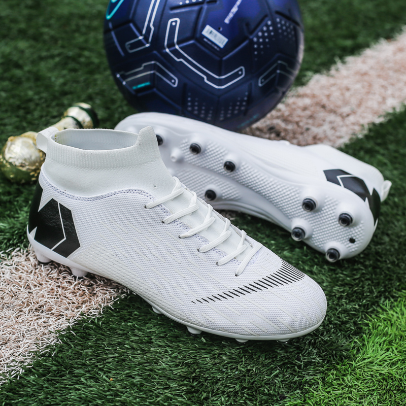 C Roof new high cylinder Assassin Football Shoes Men And Women Children Students Long Broken Short Nail AG Non-slip Field Training TF Shoes