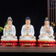 Sitting on the Three Saints of the West, Avalokitesvara and Mahasthamaprapta Bodhisattva
