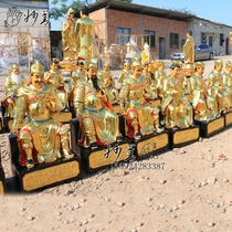 60cm 60 Jia Zi 60 Tsui Buddha statue gold glass fiber reinforced plastic resin crafts ornaments Temple worship