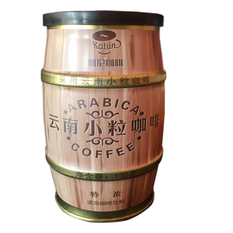 Full 4 cans Yunnan specialty Galen Yunnan small grain coffee original Cappuccino 130g canned