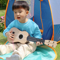 Ukulele childrens guitar toy girl boy beginner mini guitar instrument playing toddler music simulation