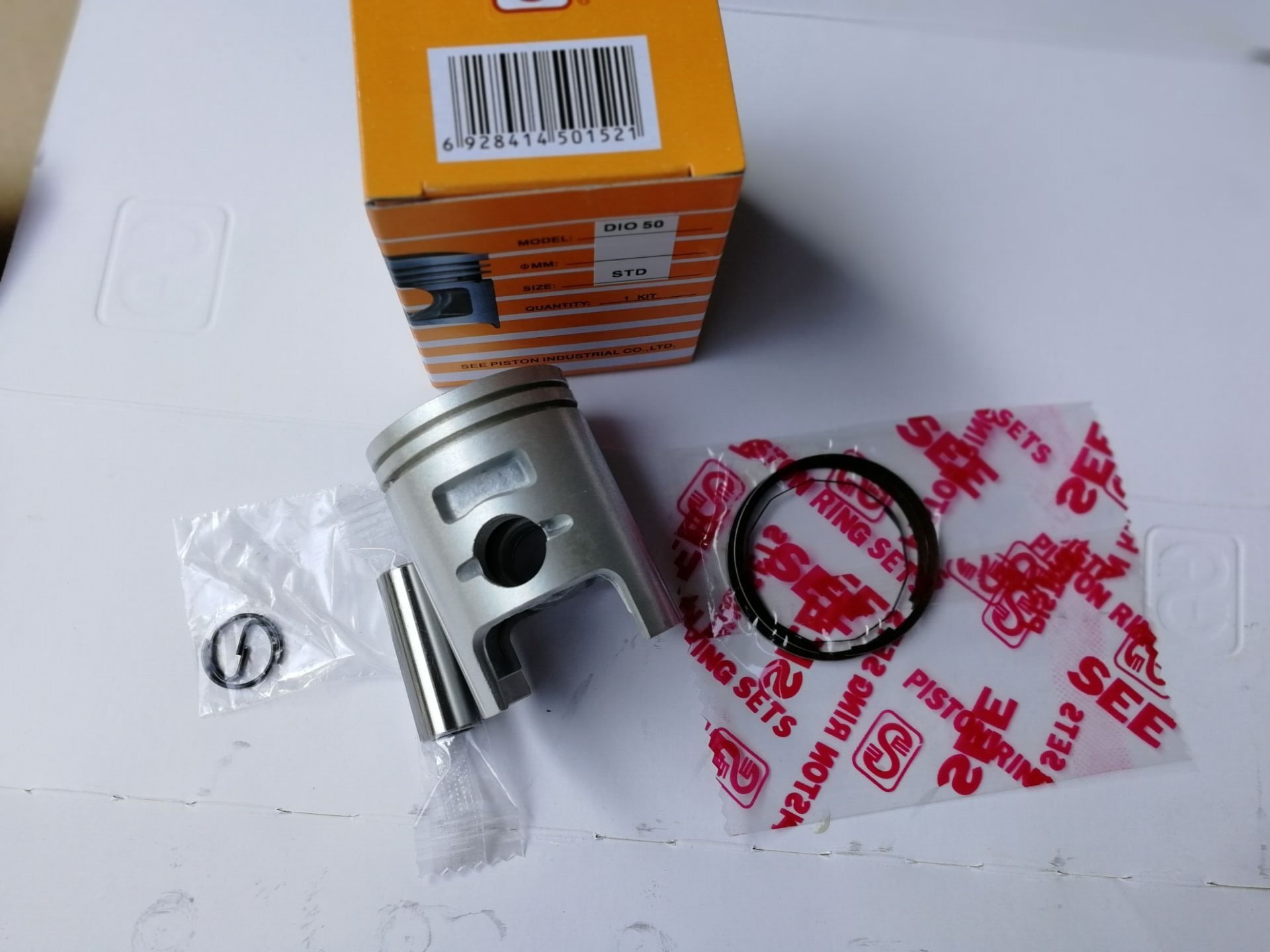 DIO50 piston group AF18 28 39MM