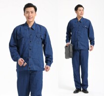 Painter mens clothing welding work clothes welder special radiation protection new denim coal mine thin model