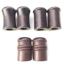 Framing material Hollow imitation mahogany mushroom shaft head Hollow shaft head for solid wood floor pole Antique waist drum shaft head