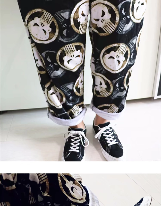 Nhân vật Anime in 3D dệt polyester phim hoạt hình quần nhà pyjama quần dài lỏng lẻo