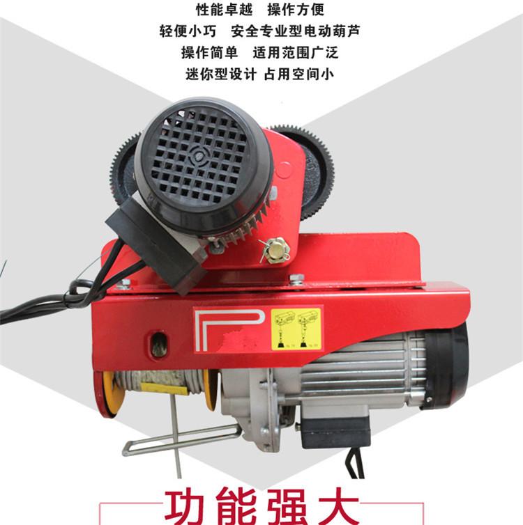 Electric crane 220V household small crane Small hoist Micro winch single phase 1 ton decoration crane