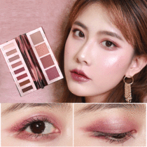 Net red makeup FUNPARK twelve color eye shadow plate trembles with beauty makeup beginner girl Earth eye shadow