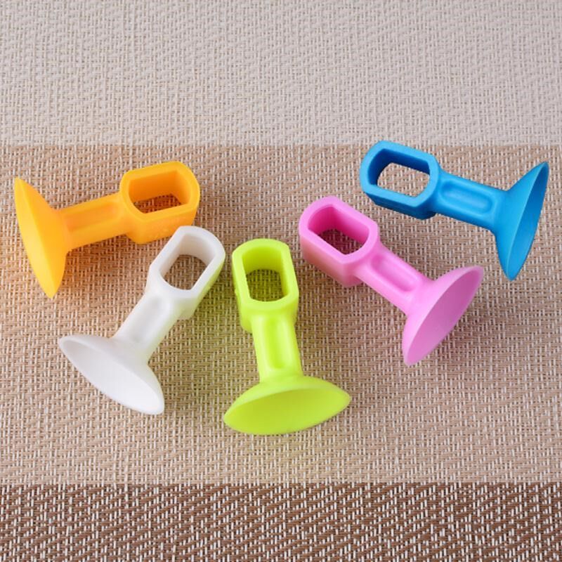 Silicone door suction punch-free dressing room anti-collision rubber door suction door handle anti-collision pad door suction