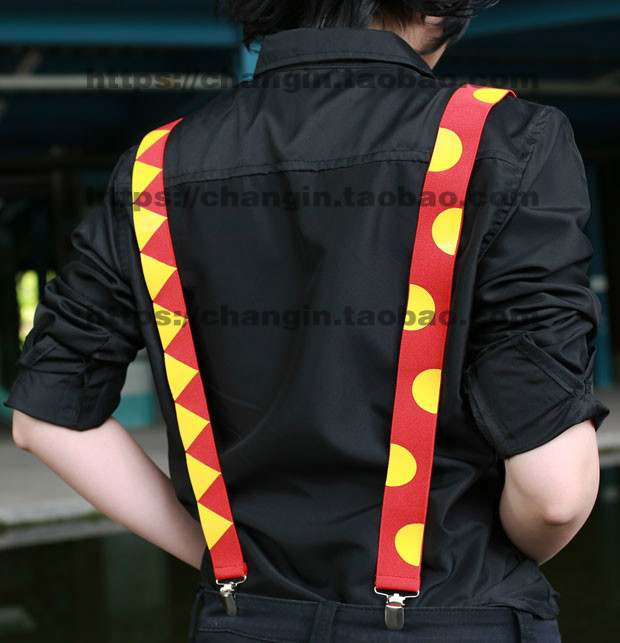 Chuông nhà làm tóc đen COSPLAY Tokyo Con Ma Cà Rồng áo sơ mi màu đen dây đeo dép màu đỏ kẹp tóc đạo cụ đồ cosplay gợi cảm
