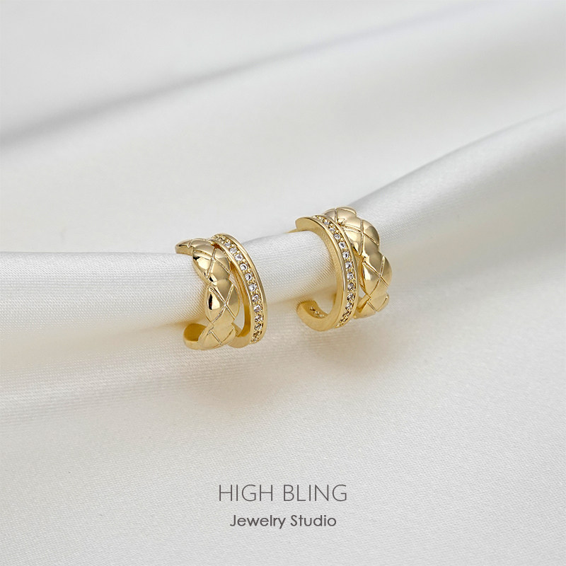 No earbutholes must be in classic little balsamic wind 100 lap commuter zircon earring earshot silver needle female painless mosquito coil pan ear clip