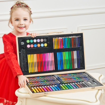 Drawing tool set Brush Childrens painting Primary school color pen Kindergarten art school supplies Birthday gift box