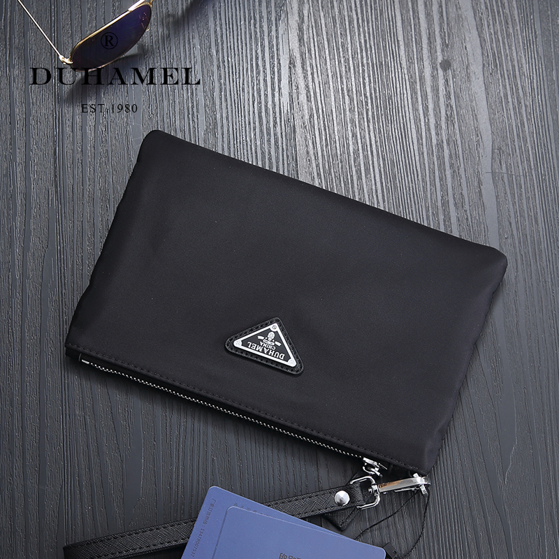 2021 new nylon bag ultra-thin men's casual canvas clutch large-capacity multi-function hand-catching tide envelope bag