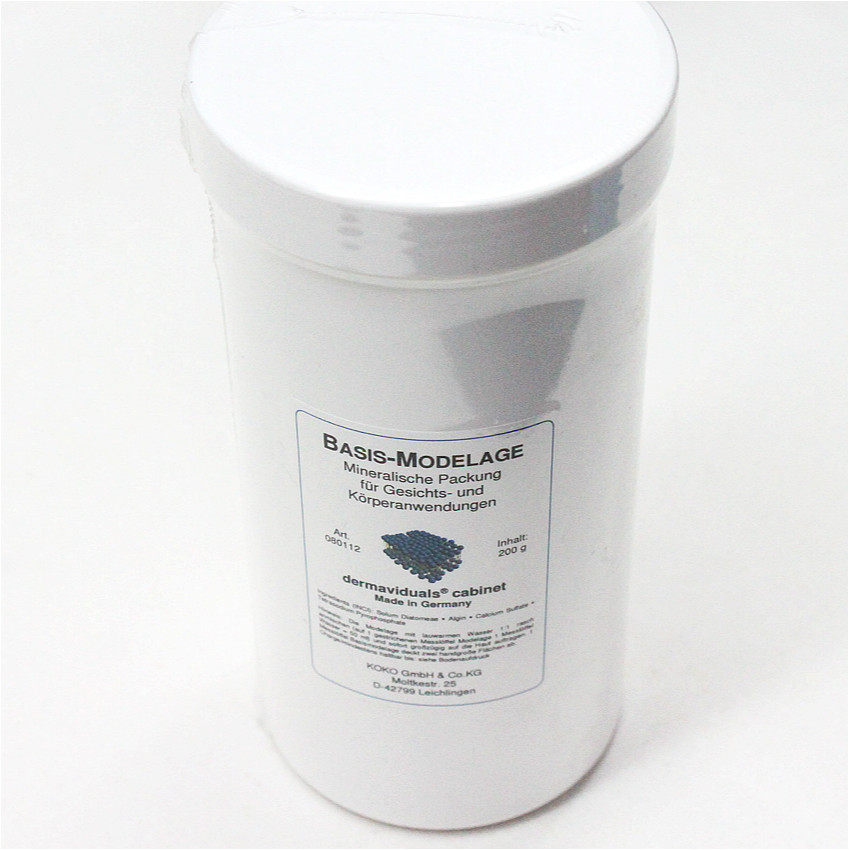 Spot German DMS BasisMdelage mineral brown algae gum mask powder 200g moisturizing repair bright white