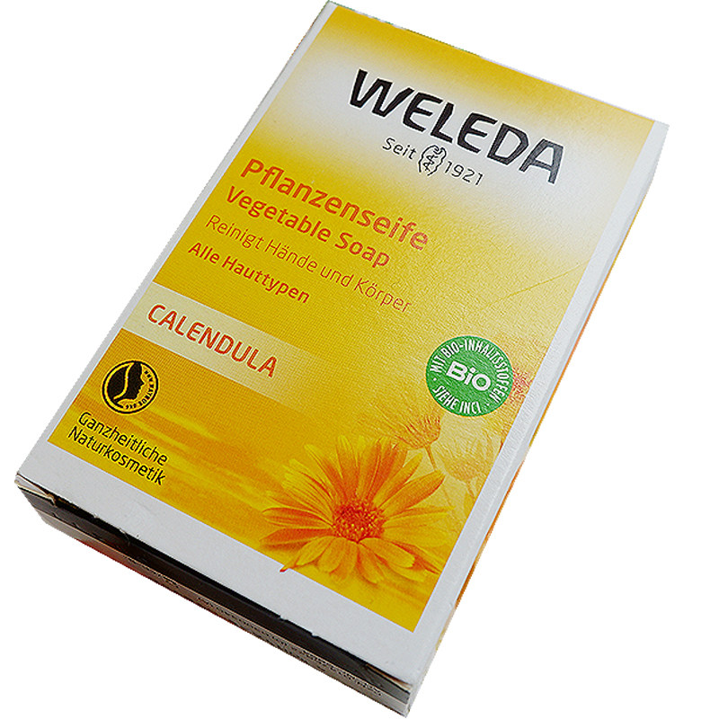 Germany weleda moisturizing soap Vired calendula baby bath soap soap 100g new version
