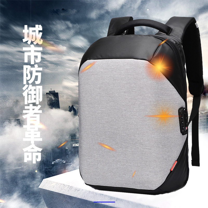 Double shoulder Shoulder Bag Men Casual Brief Fashion Trends Students School Bag Women Large Capacity Travel Business Theft Protection Computer Bag
