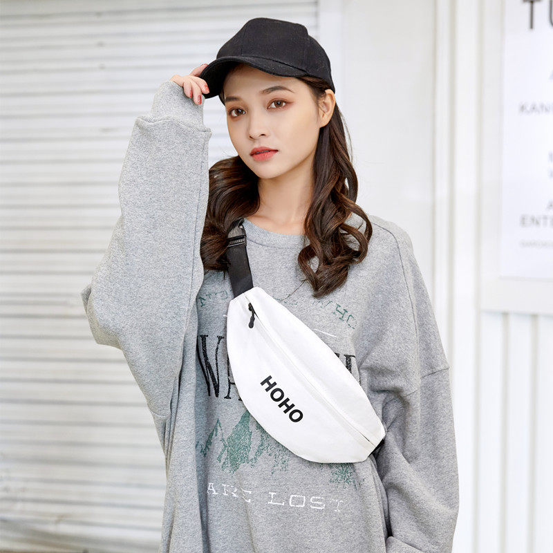 Chest bag for men and women universal diagonal satchel single shoulder bag