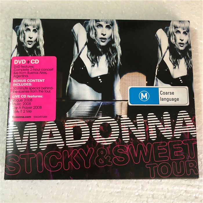 Madonna Madonna The Sticky and Sweet Tour 2 discs