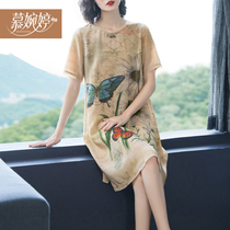 Heavy silk Mulberry silk dress 2021 summer new products Hangzhou big brand Mulberry Silk little skirt loose