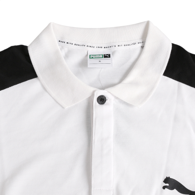 PUMA Hummer Men 2018 Mùa hè Mới Áo thể thao giản dị POLO Áo thun ngắn tay thoáng khí 578607 áo polo nike