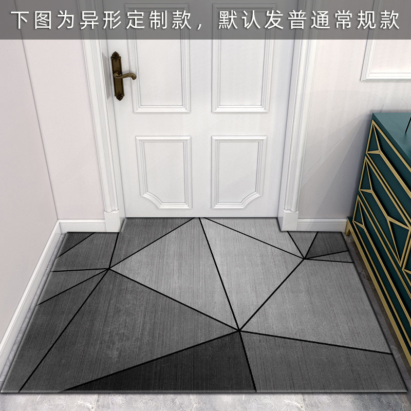 Entry door mat in the doormattress doormattress Carpet bedroom doormattress anti-slip resistance can be cut without washing