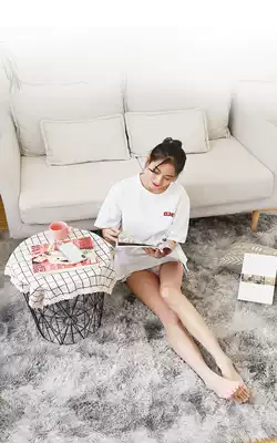 Nordic ins carpet bedroom can sleep sitting living room coffee table full room cute girl bedside blanket wool mat