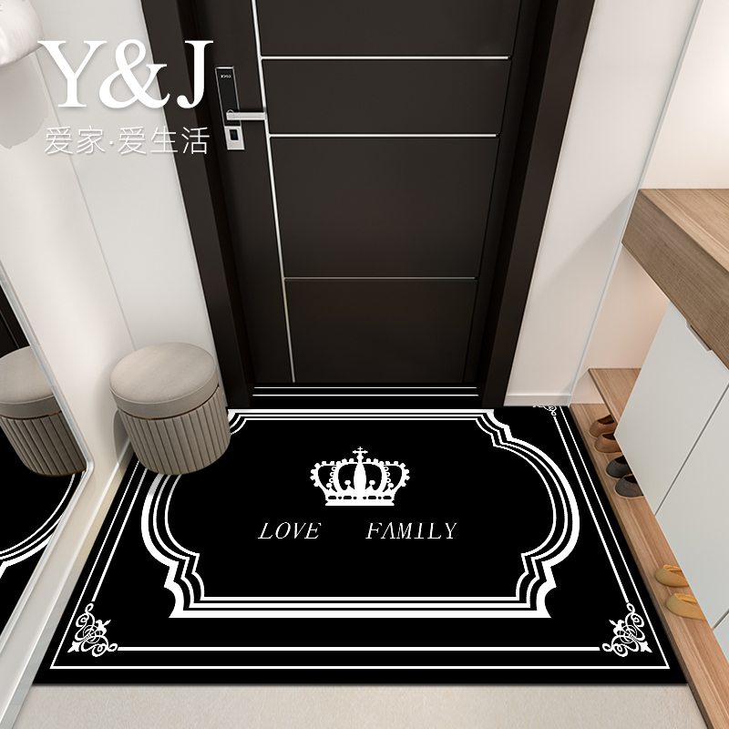 Entry door floor mats door mats into the door home bathroom kitchen powder room bedroom carpet non-slip porch mat
