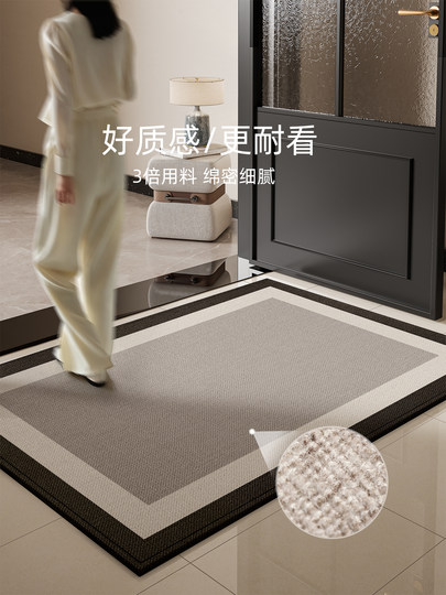 Entrance door floor mat 2026 new style high-end dirty-resistant no-wash door mat home entrance door anti-slip special foot mat