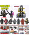 Peace Elite Boos Thomas Powered Mecha Wind-Breaking Gloves Building Block Minifigure Assembled Toy Model