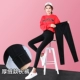 Quần legging đen nữ mặc cộng với quần thun nhung bó sát quần nữ bó sát xuân hè 2018 mới chín quần nữ quần jean nữ