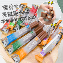 Thailand imported Goodies dog resistant to bite grinding teeth bone sandwich containing meat in addition to bad breath dog fighting snacks