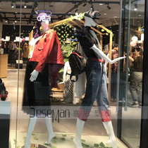 Model props Female full body display rack European womens shop window model Korean version of the clothing dummy model shelf