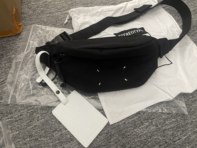 Maji Mm6 Unisex Canvas Casual Waist Bag Chest Bag Crossbody Bag