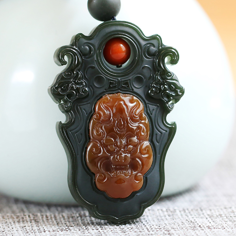 Beauty and fat moisturizing natural Xinjiang and Tian jade pendant Qingyu Longhang Jade Pendant Jade Pendant Jade Necklace jade pendant jade pendant jade pendant jade pendant jade pendant