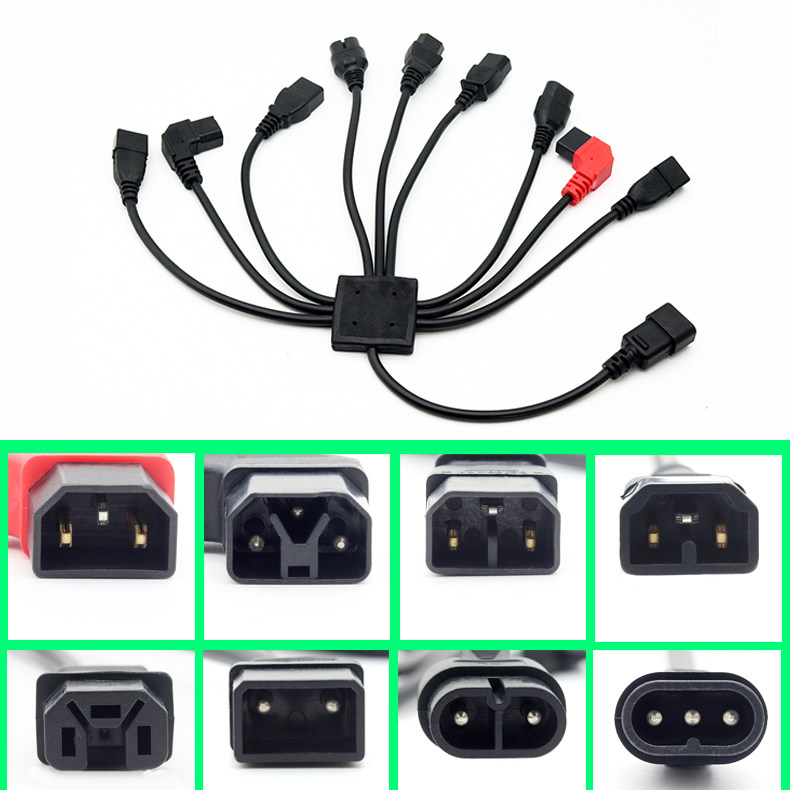 Electric vehicle fast charging station multi-function conversion plug standard plug-in new national standard car special vehicle plug line