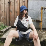 Шоппер, универсальная брендовая сумка через плечо, нагрудная сумка для школьников, поясная сумка, 2020, в корейском стиле