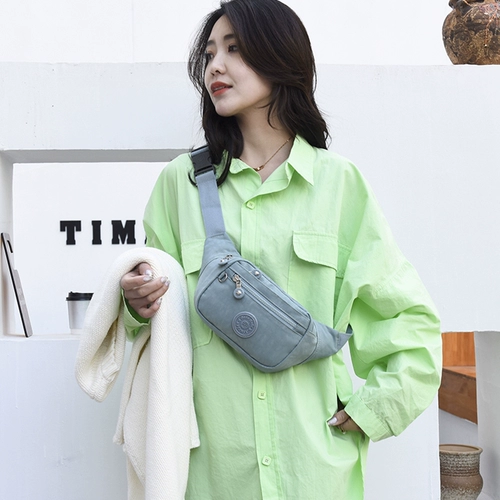 Модная износостойкая поясная сумка, свежая нагрудная сумка, в корейском стиле, ткань оксфорд