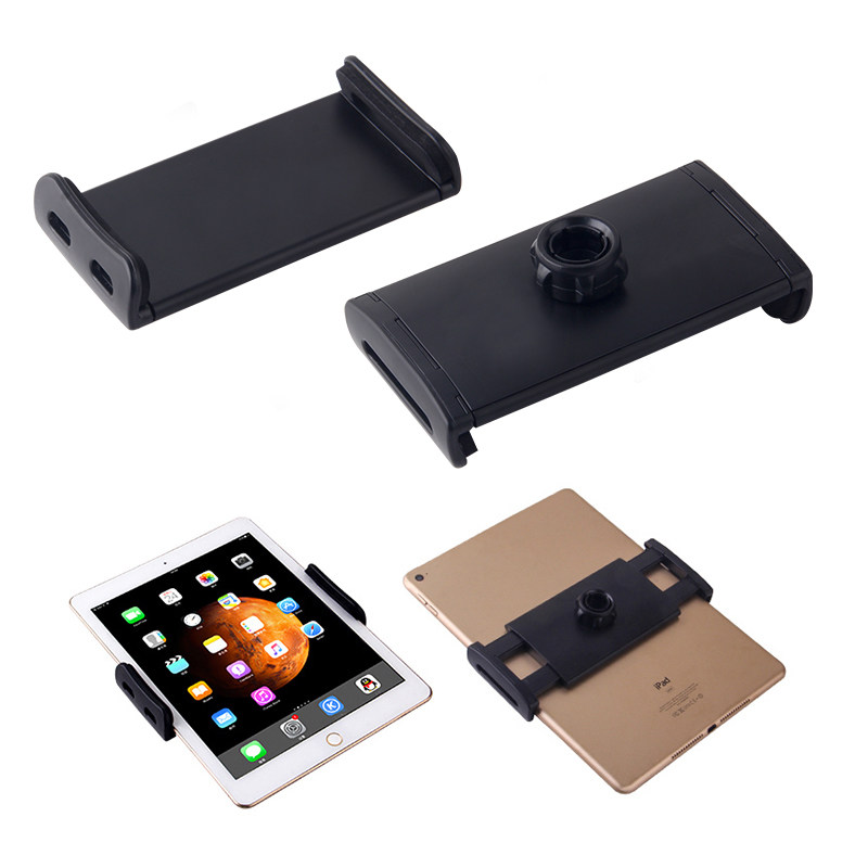 Mobile tablet computer general desktop lazy bracket clamps round ball hole vehicle bracket support fixed large clamp