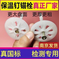 Interior and exterior wall insulation nails plastic expansion insulation nails insulation layer extruded slate rock wool split fixed nails anchor nails