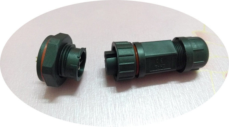Waterproof connector power connector male and female head 2 core 2 5 square air plug 3*2 5 square