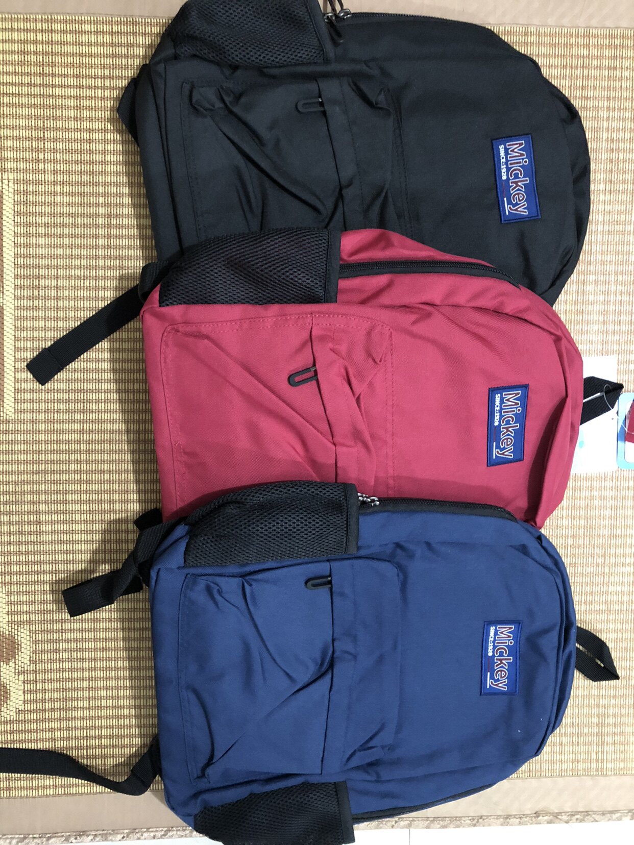 Boys and Girls Backpack Solid Color Grade 1-4 School Bag