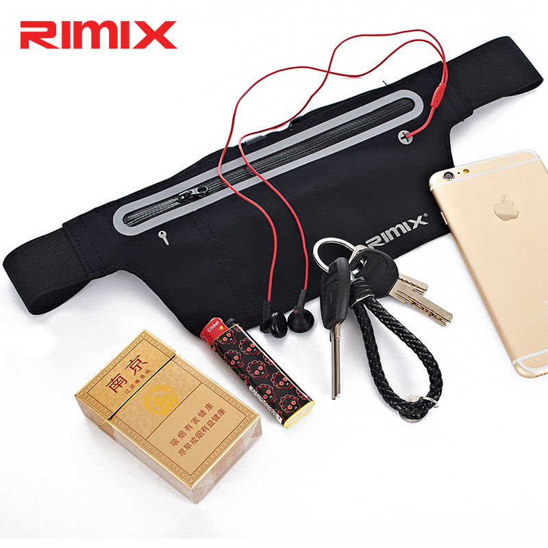 Outdoor close-fitting burglar-proof waterproof night-run leisure riding fitness men and women running gear belts sports mobile phone pockets