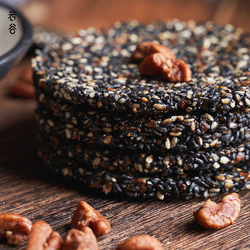 If it's a collection of the Valley's family) Mountain Walnut Walnut Honey Black Sesame Cake Pregnant Woman Casual Snack High Calcium Health No