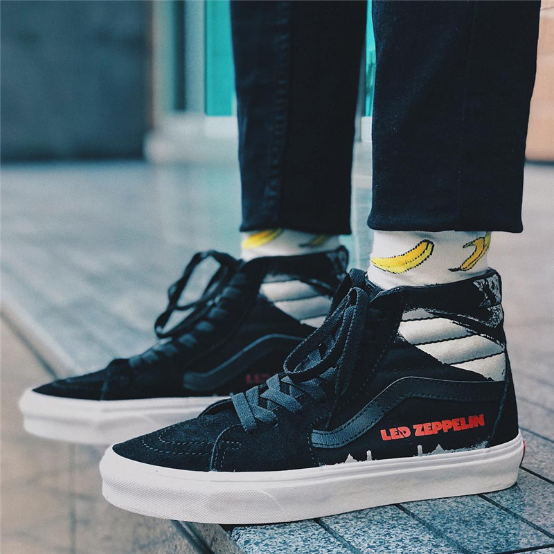 Vans x Led Zeppelin co-named Zeppelin's 50th Anniversary Limited Men and Women's Leisure Plate Shoes