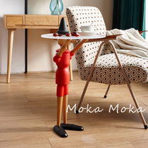 MokaMoka Pinocchio coffee table designer creative furniture puppet decoration corner model room Net red side a few