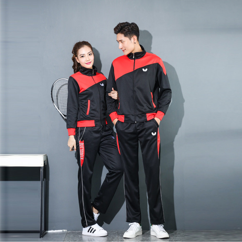 2021 spring and autumn new parent-child sports suit family leisure boys and girls children's clothing sportswear volleyball table tennis