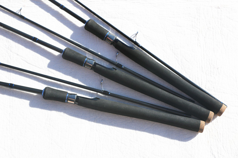 Foreign trade tail single carbon lure rod 1 98 meters 2 1 meters two sections ML adjustment MH adjustment perch fishing rod tilting mouth rod