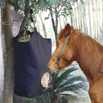 Dry straw bag for slow feeding the horse hay bag horse feed bag for the horse bag Horse room big bag for a convenient horse grass bag