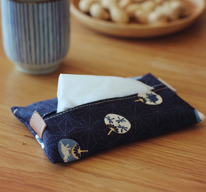 Maitian mark fabric tissue cover Portable portable removable toilet paper bag Suitable for Japanese Ni * floating nose sensitive paper towels