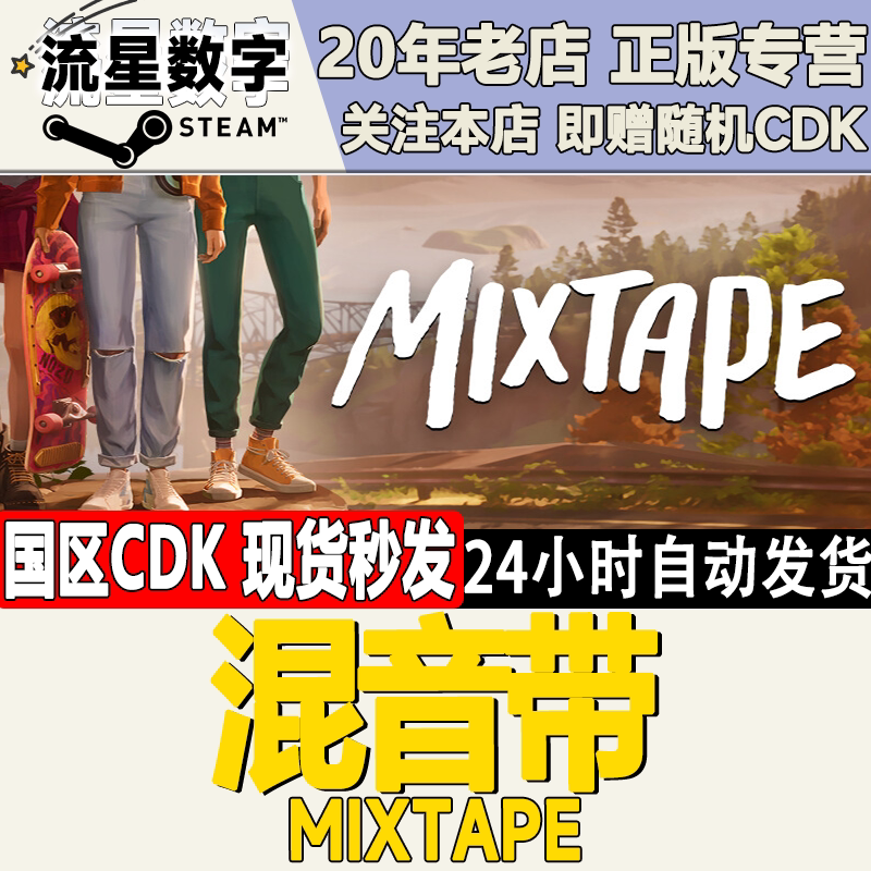 Steam Genuine Chinese Region Key Mixtape Youth Mixtape Activation Code Cdkey in Stock